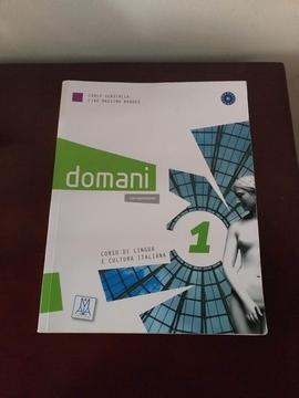 Vendo Libro Domani 1 para aprender italiano, nuevo ¡¡¡