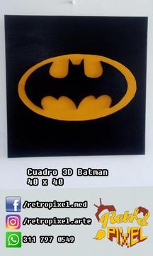 Cuadro 3d batman