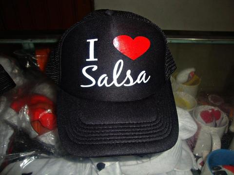 Gorras personalizada salsa, con el diseño que quieras