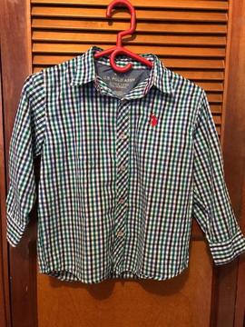 camisa original Marca Polo ASSN talla 5/6 - usado