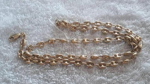 cadena en oro 18k 62 cm largo