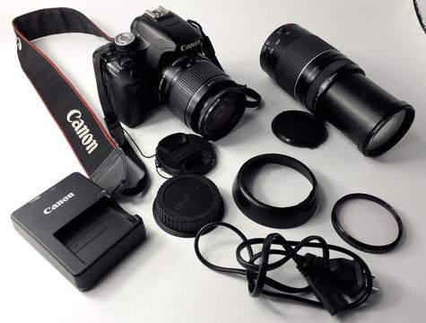 VENDO CAMARA REFLEX CANON T1I MAS TELE 75-300