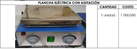 PLANCHA ELÉCTRICA CON AGITACIÓN