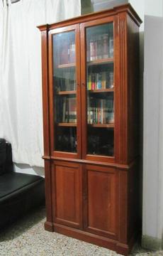 2 Muebles Bibliotecas Excelente Madera