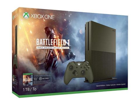 Xbox One S Especial Battlefield1 Dd 1tb 4k Envio Gratis