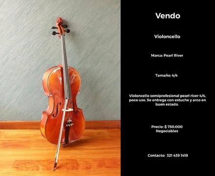 Violoncello Semi Profesional Pearl River 4/4, Poco Uso