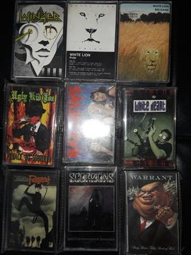 Caset,casettes,tapes,rock,metal,cd,disco