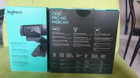 Vendo Web Cam Pro Hd C920 Logistic Nueva