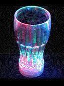Vaso Acrilico luminoso LED 350ml tipo Coca Cola Fiesta bar regalo