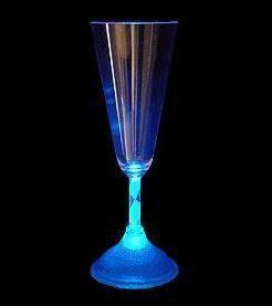 Copa Acrilica Luminosa LED 230ml tipo Champgane para decoracion Fiesta o bar