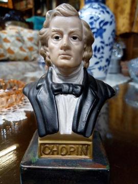 Chopin estatua busto vinilo, alto 13cm
