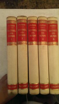 Enciclopedia Historia del Mundo SALVAT 5 tomos