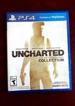 Uncharted Collection (1, 2 y 3) para PS4 - Muy buen estado