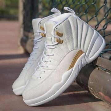 Tenis Botas Jordan White And Gold