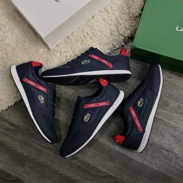 Tenis Lacoste Blue And Red