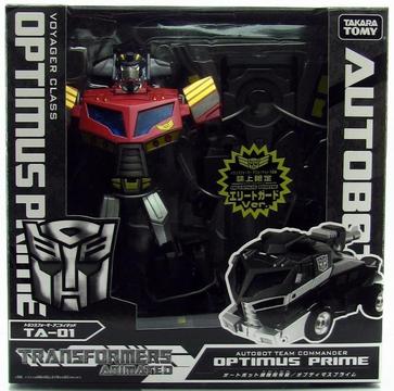 Takara Tomy Transformers Animated Optimus Prime Negro