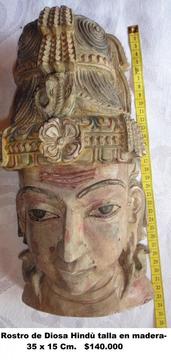 Dioses Hindú, tallados en madera, varios precios