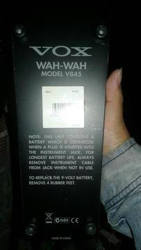 Vox Wah Wah V845