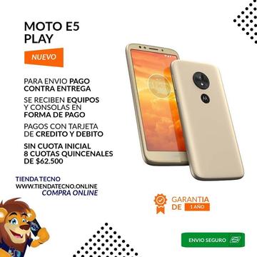 Motorola Moto E5 Play sin Cuota Inicial