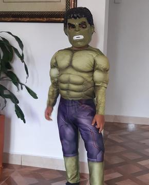 Se Vende Disfraz de Hulk 4 a 6 Años