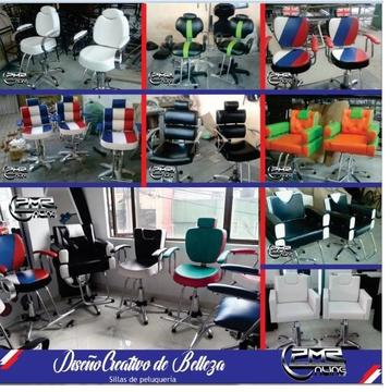 fabrica de muebles sillas de corte lavacabezas auxiliar recepcion puff para peluqueria spa barberia