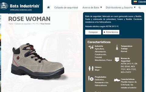 BOTAS DE SEGURIDAD MUJER TALLA 39