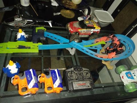 Se Vende Pistolas Nerf, Pista Y Elicopte