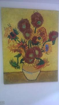 Van Gogh Girasoles por Cesar Correa