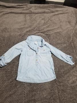 Camisa en Jeans Carter's Talla 4