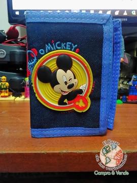 Billetera Mickey Mouse para niño Marca TOTTO [SIN USO]