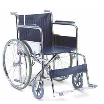 silla de ruedas estándar cojineria en vinilo y/o cordoban llanta maciza