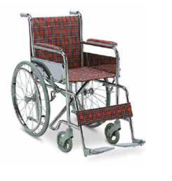 Silla de ruedas estandar cojineria en Nylon llanta maciza