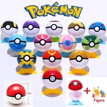 13 Motivos De Pokebola, mas Base, mas Figura Pokémon, Pokeball. Precio por una Pokebola