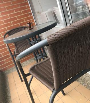 Sillas Y Mesa para Balcon