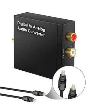 Convertidor Audio Digital Optico Coaxial A Analogo 2 Rca W01