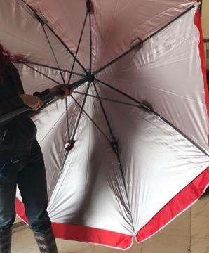 Parasol - parasoles nuevos doble tela doble varilla desde 75.000 incluye domicilio
