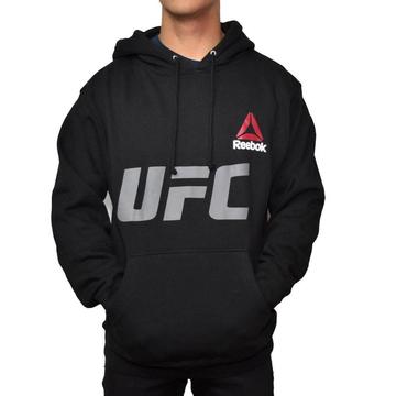 Buzo Original Saco Ufc Reebok Basic Logo Hoodie Black