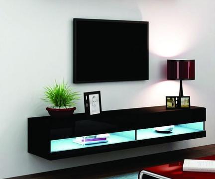 mueble de tv con luz led