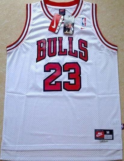 Camiseta Michael Jordan Chicago Bulls NBA Nueva Blanca