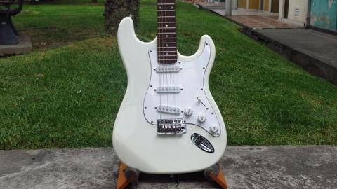 Guitarra eléctrica Texas Stratocaster blanca