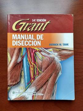 Grant Manual de disección, Edición 14a