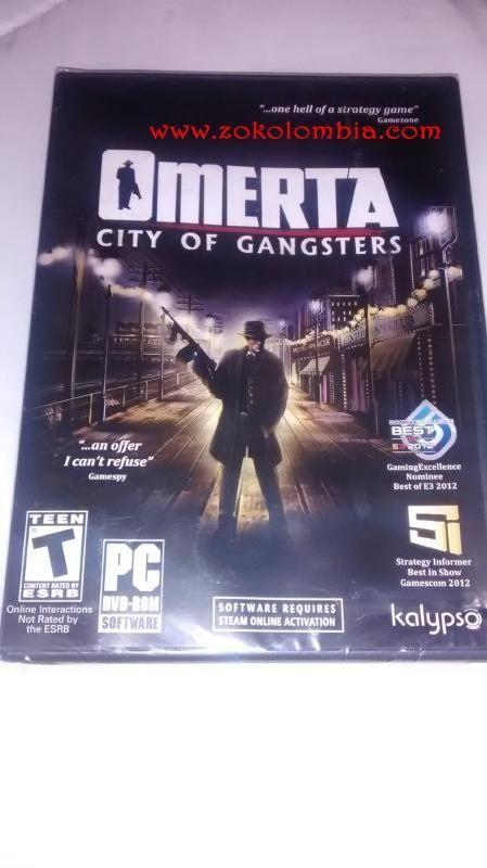 Omerta City of Gangsters NUEVO SELLADO ORIGINAL Para PC