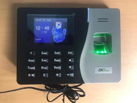 Biometrico Control De Horario Y Acceso Zkteco K20negro