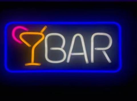 Aviso Bar en Neon