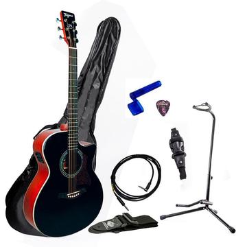 Combo Guitarra Tagima TW29 Electroacustica base 6 accesorio