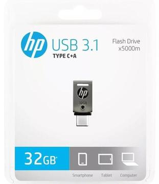 MEMORIA HP OTG 32GB - TIPO C - USB 3.1