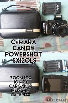 camara canon powershot 10x 10mgpx cargador venta cambios