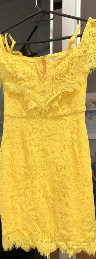 Vestido Coctel Amarillo