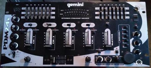 Mixer Gemini Pdm24s Con Sampler