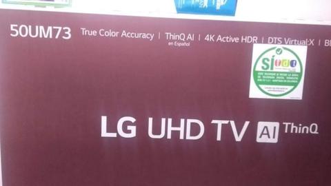 tv de 50 LG 4K nuevo y con factura y garantia 1 año